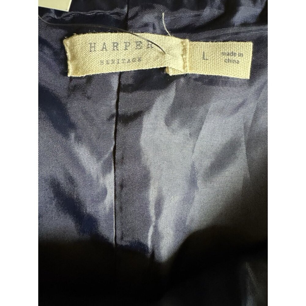 Harper Heritage Embroidered Navy Corduroy Skirt NWT Size Large - Picture 4 of 5